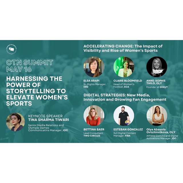 Changing the Narrative in Sport Summit 2024 - Harnessing the Power of Storytelling in Women’s Sport