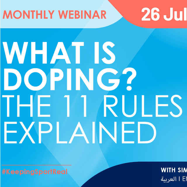 ITA Webinar - What is Doping? The 11 rules explained