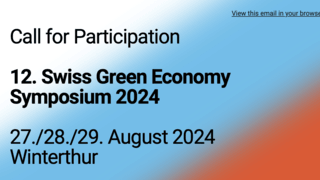 Swiss Green Economy Symposium 2024
